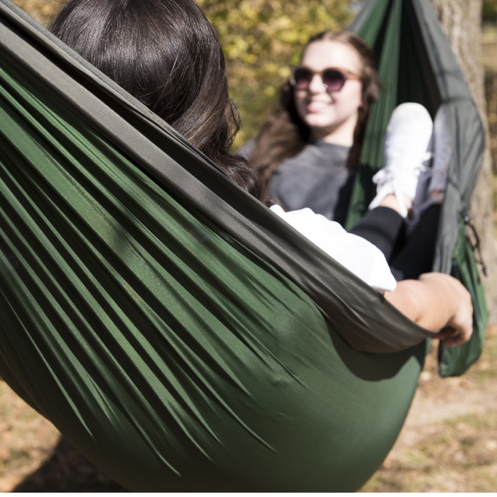 NWT Equip Two Person Travel Hammock Green & Grey - Picture 8 of 12